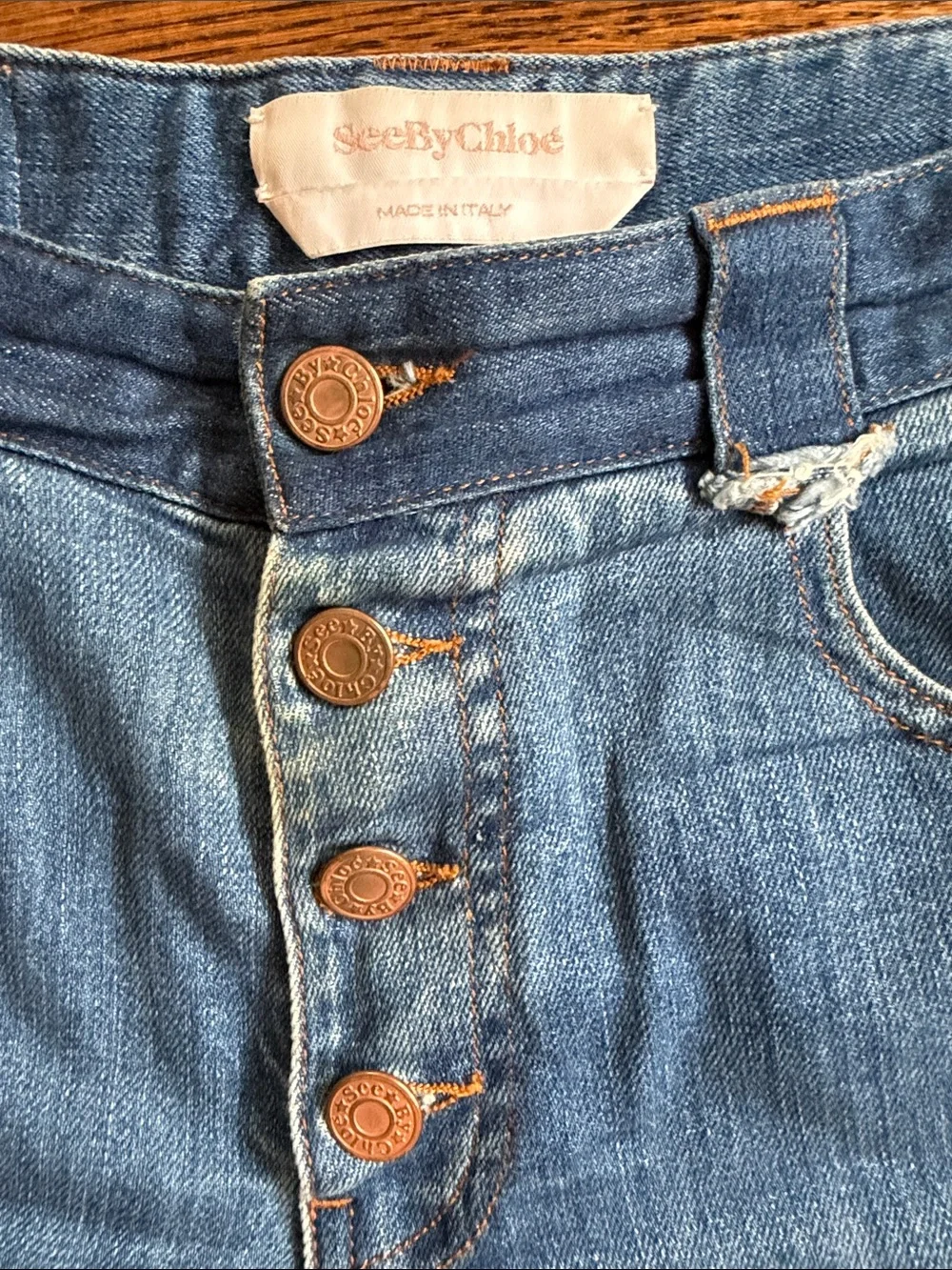 SEE BY CHLOE FABULOUS FRINGED JEANS
